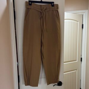 A.L.C. paper bag loose fitting high waist pants.